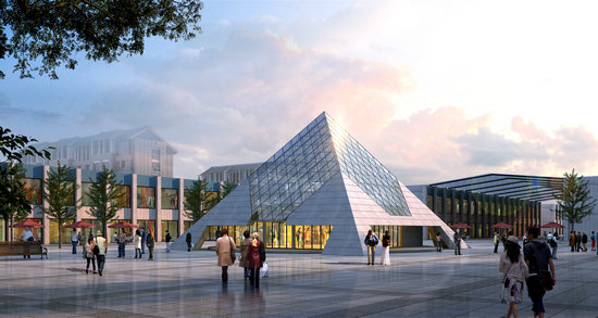 吐鲁番金字塔网架